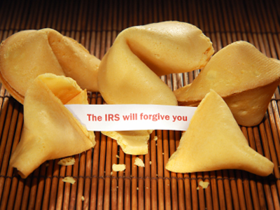 IRS lucky cookie
